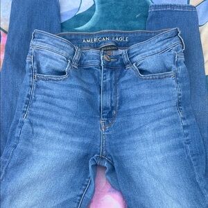 American Eagle Outfitters Women's Blue Jeans